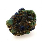 Chessylite ( Azurite ) + Cuprite.