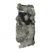 Ferberite (twin) with Marcasite and Arsenopyrite