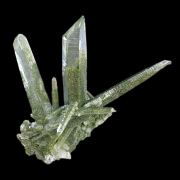 Quartz, chlorite, albite