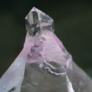 Amethyst (“reverse” scepters) on Calcite