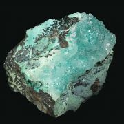 Dioptase with Quartz