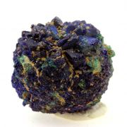 Chessylite ( Azurite ) + Malachite.