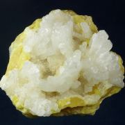 Celestine and Aragonite on Sulphur