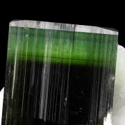 Tourmaline with Albite (var: “Cleavelandite”)