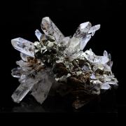 Siderite, Quartz, Pyrite.