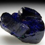 Azurite with Malachite