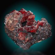 Rhodonite  on Galena