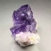 FLUORITE with PHANTOMS, QUARTZ