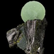 Prehnite on Epidote