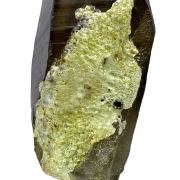 Opal var. hyalite, quartz