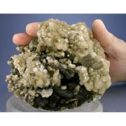 Calcite, Barite, Goethite