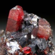 Rhodonite with Galena