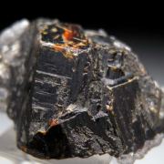 Sphalerite with Graphite, Calcite