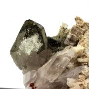 Quartz, Chlorite, Anatase, Adularia, Pyrite.