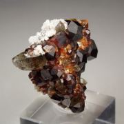 gemmy GARNET var. SPESSARTINE, QUARTZ var. SMOKY