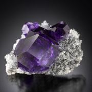 Fluorite on Quartz