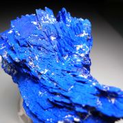 Azurite with Plancheite