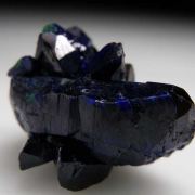 Azurite with Malachite