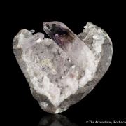 Quartz var. Amethyst and Smoky