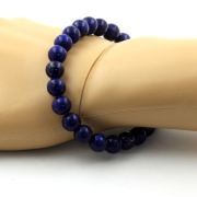 Lapis Lazuli Bracelet 8 mm Beads.