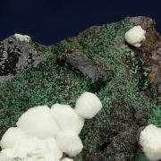 Calcite with Malachite