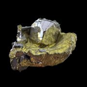 Sperrylite, chalcopyrite