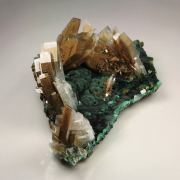 new find - BARYTE, MALACHITE