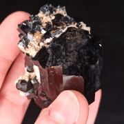 TOURMALINE var. SCHORL - Erongo Mountains, Namibia