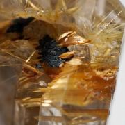 Rutile, Hematite in Quartz