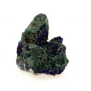 Chessylite ( Azurite ) + Malachite.