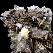 Siderite, Quartz, Pyrite.