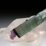 Tourmaline with Quartz, Lepidolite (R)