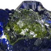 Volborthite, azurite EXTREMELY RARE