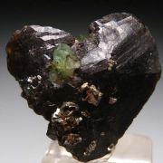 Sphene with Tsavorite, Pyrite