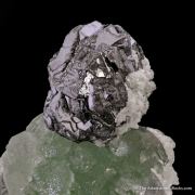 Galena on Fluorite