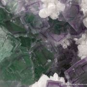 Fluorite on Quartz