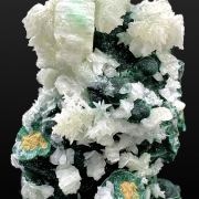 Cerussite, malachite