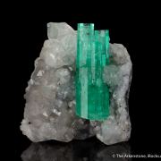 Emerald With Calcite