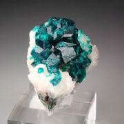 gemmy DIOPTASE, CALCITE