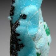 Chrysocolla pseudomorph