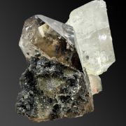 Albite, smoky quartz POLAND