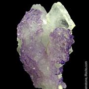 Fluorite on Celestine