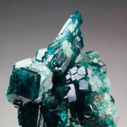 gemmy DIOPTASE, CALCITE