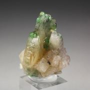 gem GARNET var. GROSSULAR var. CHROMIAN, PREHNITE