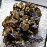 Chalcopyrite on Calcite