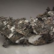 spinel-twinned SILVER, CALCITE