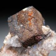 Cerussite on Galena