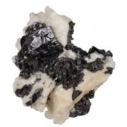 Cassiterite on Albite