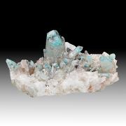 Ajoite in Quartz