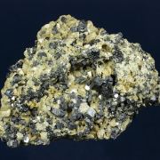 Siderite with Galena and Sphalerite